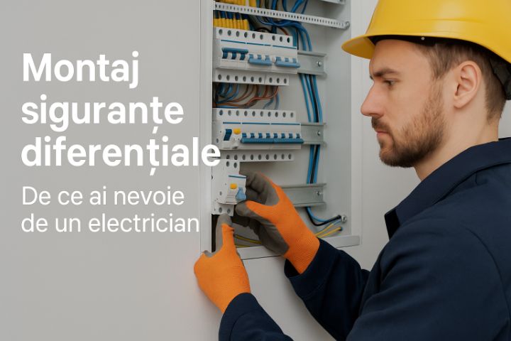 Montaj siguranțe diferențiale – De ce ai nevoie de un electrician